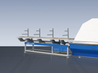 Automatic aluminum spacer machine