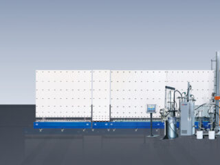 Insulated glass sealing robot
